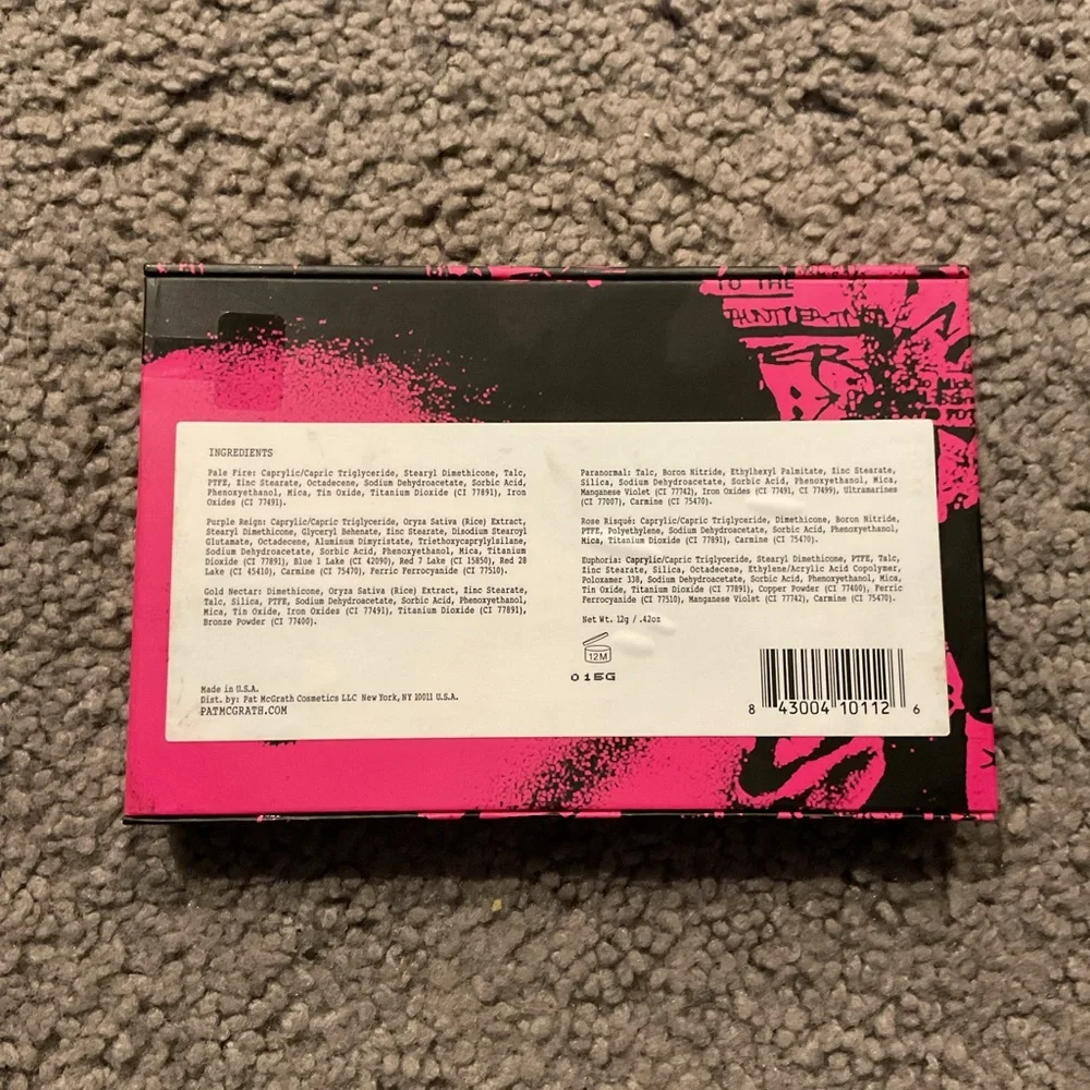 NWT Pat McGrath Mothership III Subversive Eyeshadow Palette Metallic Makeup